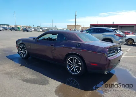 2021 Dodge Challenger R/T из США, поврежденный, VIN 2C3CDZBT6MH517483
